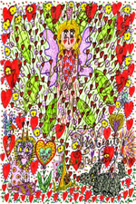 The Heart Tree Fairy Doodle Art